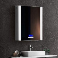 Recessed Bathroom Mirror Medicine Cabinets With LED Lights