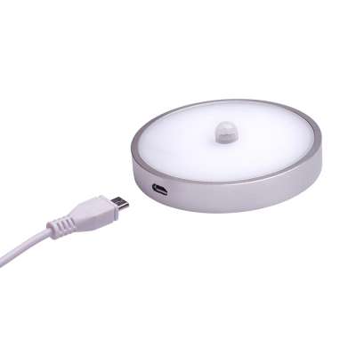 usb rechargeable led night light motion sensor wireless battery powered under cabinet led lighting