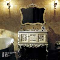 HS-G609 antique with floor standing legs used bathroom vanity cabinets